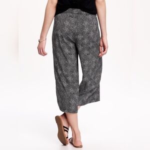 Printed Soft Wide-Leg Culottes for Women